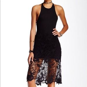 Beautiful Free People dress with lace detail